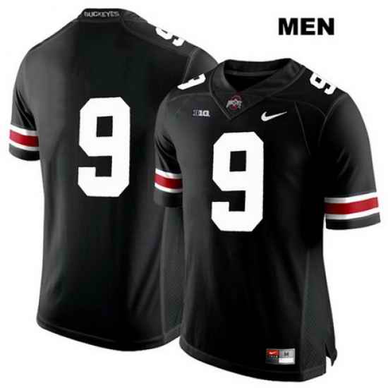 Binjimen Victor Nike Ohio State Buckeyes Stitched Authentic White Font Mens  9 Black College Football Jersey Without Name Jersey